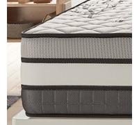 Materasso in memory foam, 24 cm, rigido, ignifugo, tecnologia morbida, dimensioni 140 x 200 cm, comfort e supporto premium