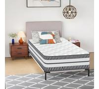 Materasso in memory foam 90x200 | Spessore 26 cm | Molle insacchettate |Traspirante e antiacaro | Comfort deciso FERMEZZA H3: Progettato utilizzando i migliori materiali e tecnologie del sonno all'ava