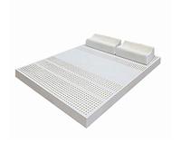 Materasso in memory foam in lattice naturale, 93% lattice nico, flessibile e durevole, profumo fresco franchincenso, spessore 7,5 cm, perfetto per il massimo comfort (1200 mm x 2000 mm)