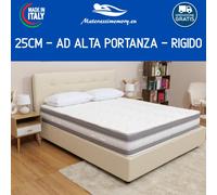 Materasso in poliuretano STRONG alto 25 cm con Rivestimento Silver antibatter...