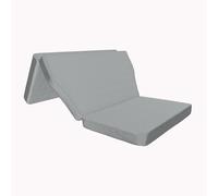 Materasso in schiuma extra resistente compatibile con Tesla Model Y e Model 3, pieghevole in 3 parti, tessuto grigio OEKOTEX, campeggio moda perfetta per auto/campeggio