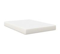 vidaXL Materasso a Molle insacchettate Crema Medio 160x200x20 cm Tessuto