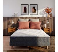 Materasso in schiuma HR, supporto solido, altezza 19 cm Bianco 80 x 190 cm