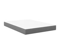 Materasso in Schiuma Memory 140 x 200 cm Grigio Chiaro Raffreddante Tessuto in Poliestere Design Moderno Ideale per Camera da Letto Capacità di Supporto Due Persone Materasso Matrimoniale Confortevol