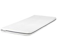 Materasso in Schiuma Viscoelastica Durezza Media Grigio e Bianco 80 x 200 cm Pet