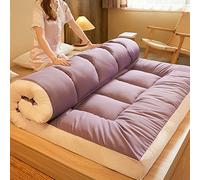 Materasso letto futon matrimoniale e singolo pieghevole e arrotolabile. Futon giapponese trapuntato salvaspazio bed Per una comoda e pratica esperienza di sonno,1.2m*2m