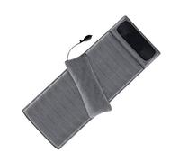 Materasso Massaggiante Cuscino massaggiante Tappetino Massaggiante,Corpo Vibrazioni a Impulsi Ondulati e Riscaldamento a Infrarossi Pieghevole 9 Regolazione Dell'intensità