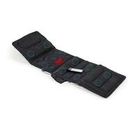 Materasso massaggiante elettrico riscaldante, 156 x 54 cm, 10 motori vibranti, 5 modalità di massaggio, 3 intensità, riscaldamento lombare, pieghevole, telecomando cablato, tasca laterale - massaggio