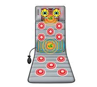 Materasso Massaggiante - Riscaldamento a Infrarossi lontani, 9 Modalità 9 Velocità 30 Teste Di Massaggio Multifunzionali Riscaldamento per Casa o Ufficio,velvetsilk