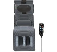 Materasso massaggiante riscaldante, tappetino da massaggio completo con calore, materasso per massaggio lombare a compressione calda per alleviare il dolore, cuscino riscaldante pieghevole a 9