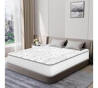 Materasso Matrimoniale 140x190 Altezza 28 cm, Materasso a Molle e Schiuma, Media Rigidità Supporto Perfetto, Materassi letto Ortopedico e Ergonomico, Anallergico e Traspirante, Certificato Oeko-Tex