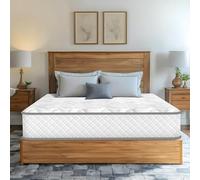 Materasso Matrimoniale 140x190 cm, Certificato Oek-Tex, Ortopedico, Ibrido Materasso Memory Foam e Molle Insacchettate, Anallergico e Antibatterico, Traspirante, Ergonomico 10 Zona, Alto 26cm