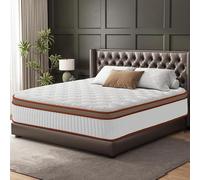 Materasso Matrimoniale 140x200 cm, materasso Memory Foam e Molle Insacchettate, Rigidità Media, Traspirante, Ortopedico e Ergonomico, Anallergico e Antibatterico, Certificato Oeko-TEX, Altezza 26cm