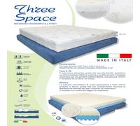 MATERASSO MATRIMONIALE 160X190 ALTEZZA 22CM MEMORY E FOAM SFODERABILE ORTOPEDICO
