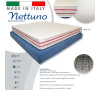 MATERASSO MATRIMONIALE 160X190 ALTO 22 CM A MOLLE BONNEL ORTOPEDICO ANTIACARO