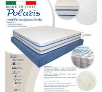 MATERASSO MATRIMONIALE 160X190 ALTO 24CM MOLLE INSACCHETTATE E MEMORY FOAM