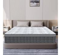 Materasso Matrimoniale 160x200 cm, Ibrido Materassi Schiuma di Memoria e Molle Insacchettate, Media Rigidità, Ortopedico e Ergonomico, Ipoallergenico e Traspirante, Certificato OEKO-TEX, Alto 26cm