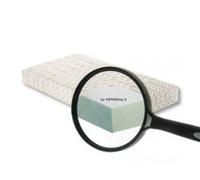 Materasso Matrimoniale in Polilattex 170x190x18cm Sfoderabile con ZIP su 3 Lati
