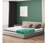 Materasso Matrimoniale King Size Ortopedico in Memory Antibatterico | Rivestimento 3D Air in Fibra Ipoallergenica ed Antiacaro | 7 Zone Differenziate Termosensibili | Altezza 16 cm Reali | 180 x 190