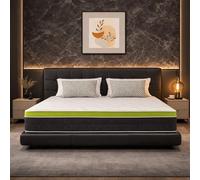 Materasso Matrimoniale Memory 3 Strati 160x195 H26 Sfoderabile + 2 CUSCINI OMAGGIO | Tessuto traspirante | Antiacaro, Anallergico | Struttura indeformabile Made in Italy (Altezza: 26cm, 160x195)