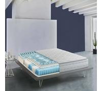 Materasso matrimoniale Natalina, Materasso in Memory Foam e Molle insacchettate, 100% Made in Italy, Anti acaro e Anallergico, Cm 140x190h26