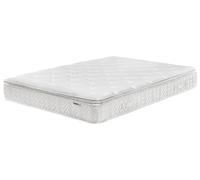 Materasso matrimoniale rigido con molle insacchettate tessuto in bambù 140 x 200