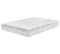 Materasso matrimoniale rigido con molle insacchettate tessuto in bambù 160 x 200