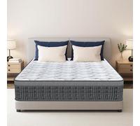 Materasso Memory 160x200 cm, Ortopedico materasso Matrimoniale, Alto 28cm Rigidità Media, Traspirante, Ergonomico 10 Zona, Anallergico e Antibatterico, Molle Insacchettate, Certificato Oeko-TEX