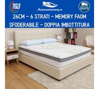 Materasso Memory ALOE THERAPY alto 26 cm dispositivo medico detraibile