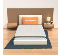 miasuite i sogni italiani Materasso Memory Foam alla Francese 140x190 cm Alto 14 cm, Pieghevole, Ortopedico con Dispositivo Medico - Soft