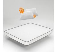 Materasso Memory Matrimoniale 160x190 +2 cuscini in Memory, Alto 20 cm - 100% Made in Italy - Anallergico, Antibatterico, Antiacaro - Ortopedico, Dispositivo Medico | Primavera H20