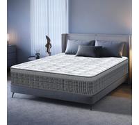 Materasso Memory Matrimoniale 160x200 cm | Altezza 28cm | Ortopedico | Alleviamento dei Punti di Pressione | Anallergico e Antibatterico | Traspirante | Ergonomico 10 Zona | Certificato Oek-Tex