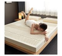 Materasso morbido in lattice 100% naturale a 7 zone, 7 zone, materasso futon deluxe hotel, materasso matrimoniale grande ed extra large per due persone (colore: 10 cm di spessore, dimensioni: 180 x
