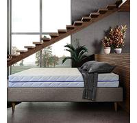 Materasso Ortopedico, in Acquafoam Breeze Super Traspirante, Singolo 85x190 rigidità 8 su 10, anatomico, Anallergico, antiacaro, Altezza 20cm.