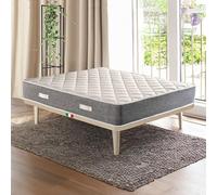 Materasso Ortopedico Piazza e Mezzo 120x195 cm - MOD. ELISIR | Comfort Tecnologico, Alto 20 cm Contro il Mal di Schiena | Anallergico e Anti Acaro, Non Scalda