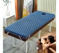 Materasso per Lettino da Saldi Bellezza, Topper in Memory Foam per Lettino da Massaggio con Foro per il Respiro, Cuscino Antiscivolo per Lettino, Cuscinetto Protettivo per Accessori da Massaggio/7Cm/2
