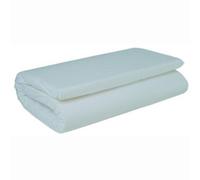 MATERASSO PER LETTO DA VIAGGIO. SFODERABILE. ARROTOLATO, COMPLETO DI SACCA X TRASPORTO (BIANCO)