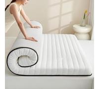 Materasso pieghevole arrotolabile - Design ispessito in stile giapponese per soggiorno, camera da letto, dormitori, campeggio e altro ancora