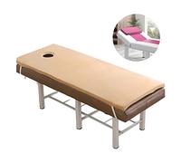 Materasso pieghevole da tavolo traspirante per letto di bellezza, quadrato, in memory foam, futon, per saloni/spa/terapisti, colore cammello, 75 x 190 cm, massimo comfort e supporto