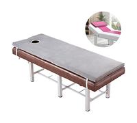 Materasso pieghevole da tavolo traspirante topper per letto di bellezza testa quadrata in memory foam futon per saloni spa terapisti grigio 60 x 175 cm Comfort e supporto