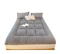Materasso pieghevole - futon blu pieghevole a 12 posti per dormire a pavimento, king size a tre pieghe Pack and Play, tappetini in stile giapponese queen con design arrotolabile
