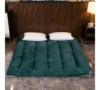 Materasso pieghevole giapponese doppio futon cuscino ispessito tappetino traspirante portatile per dormitorio domestico, 120 x 200 cm, comoda soluzione per dormire