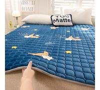 Materasso pieghevole giapponese doppio futon, morbido, antiscivolo, per campeggio e uso domestico, tappetino traspirante, 180 x 200 cm, ideale per dormitorio e ospiti