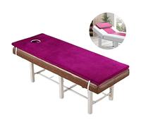 Materasso pieghevole in memory foam con foro traspirante, testa quadrata, futon, per saloni/spa/terapisti, viola, 70 x 190 cm, comfort e supporto
