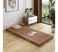 Materasso pieghevole in memory foam, letto per ospiti portatile a 4 pieghe, per viaggi a pavimento e pigiama party, copertura lavabile per una facile pulizia, ideale per uso domestico e campeggio