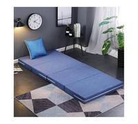 Materasso pieghevole in memory foam per ospiti, portatile, da campeggio, lavabile, ideale per viaggi, uso a pavimento, letto per ospiti, grigio scuro (150 x 200 x 10 cm)