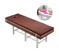 Materasso pieghevole in memory foam traspirante, per letti di bellezza, testa quadrata, futon, per saloni/spa/terapisti, marrone, 70 x 185 cm, comfort e supporto
