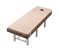 Materasso pieghevole in memory foam traspirante, per letto di bellezza, testa quadrata, futon, per saloni/spa/terapisti, beige, 60 x 175 cm, comfort e supporto