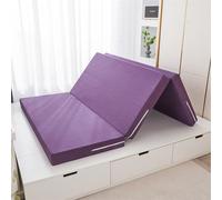 Materasso pieghevole in tre parti, lavabile per letto singolo/matrimoniale, versatile, letto per gli ospiti, su entrambi i lati, facile da riporre, comodo materasso da pavimento per pigiama party e