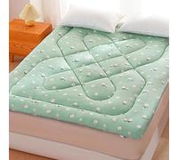 Materasso pieghevole per letto singolo, matrimoniale, spesso e portatile, per dormitori e ospiti, piano del letto antiscivolo, morbido e arrotolabile, ideale per l'uso a pavimento o sul divano, 100 x